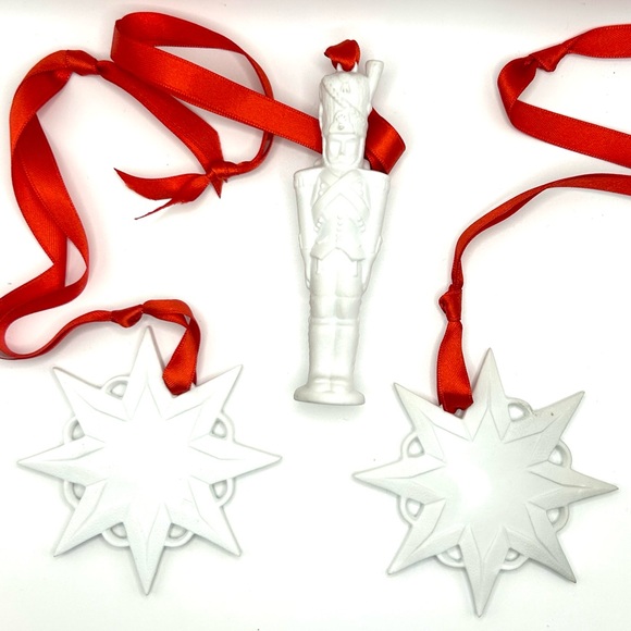 Bernardaud Limoges Porcelain Christmas Ornament Bundle – Set of 5 with Boxes - Picture 6 of 16